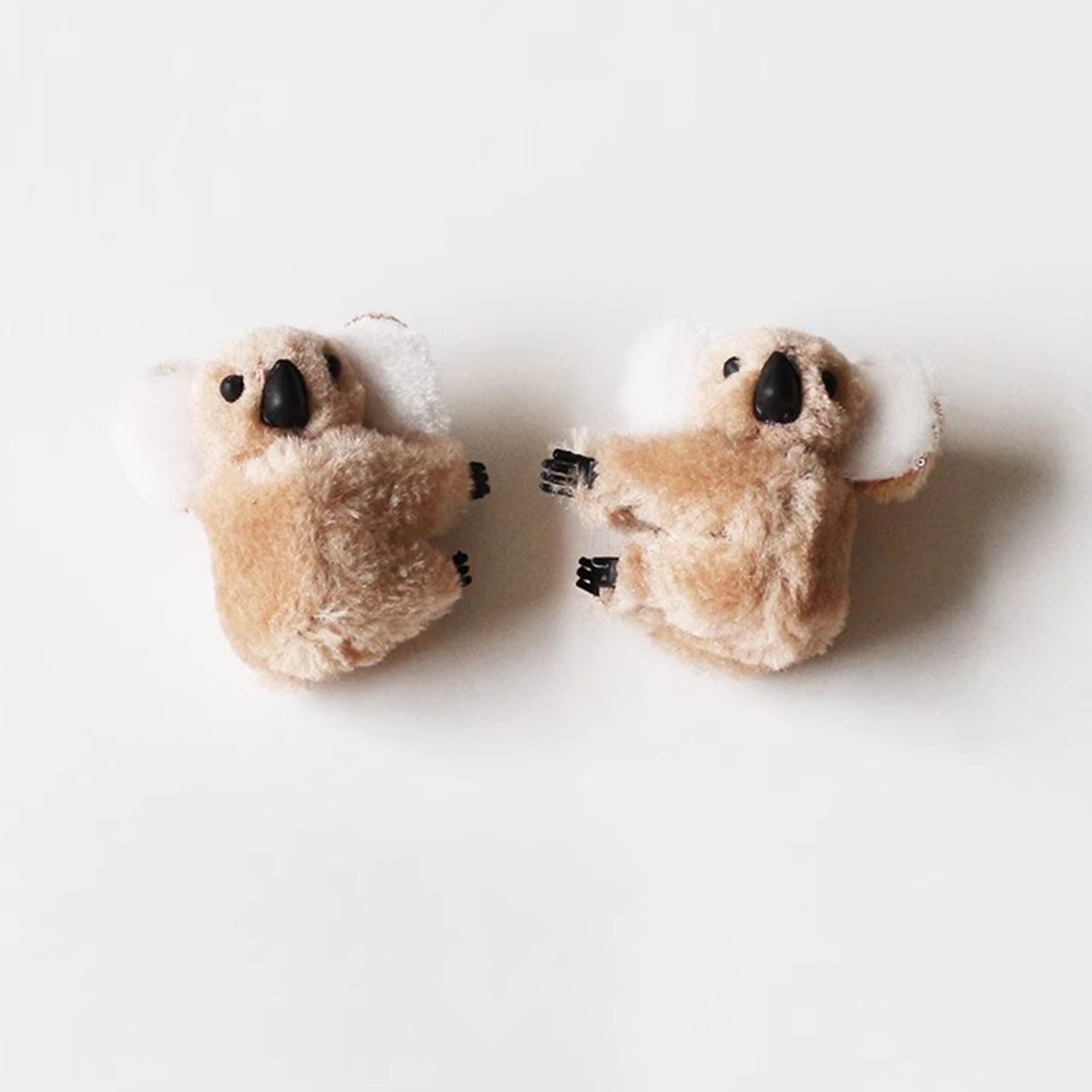 1pc 2pcs Cute Plush Koala Hair Clip Girls Small Bangs Hair