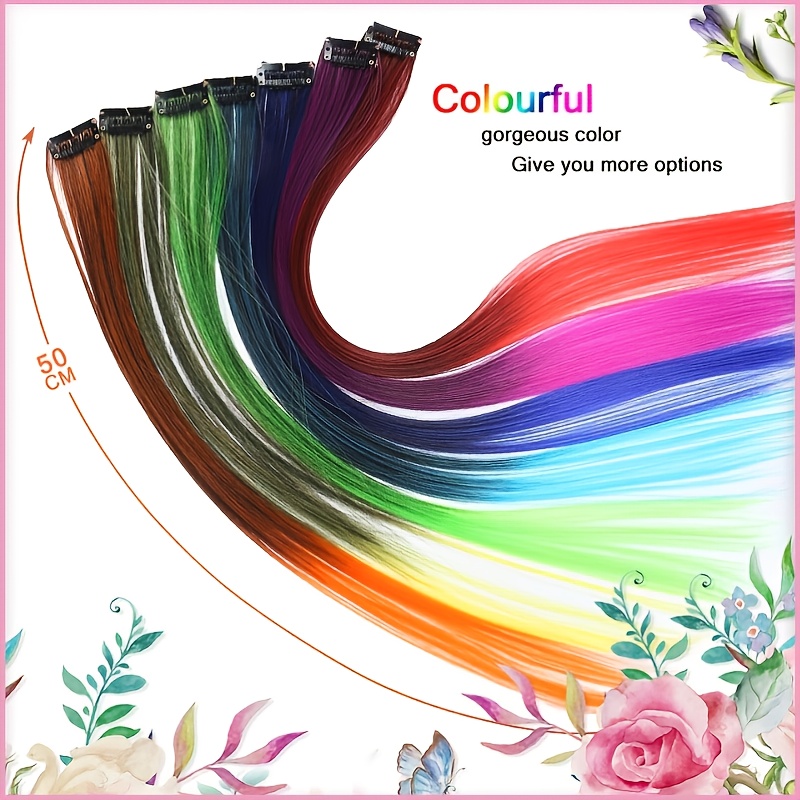 One Piece Gradient Silk Hair Piece Tissued Wig High Temperature