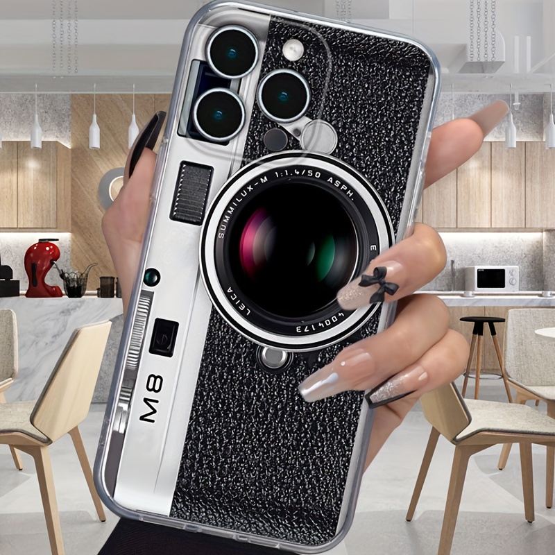 

Luxury Classic Camera Phone Case Phone Case For Iphone 15 14 13 12 11 Pro Max 12mini Xr Xs X Xsmax 7 8 6 6s Plus Se2020/2022 Transparent Fall Protection Case