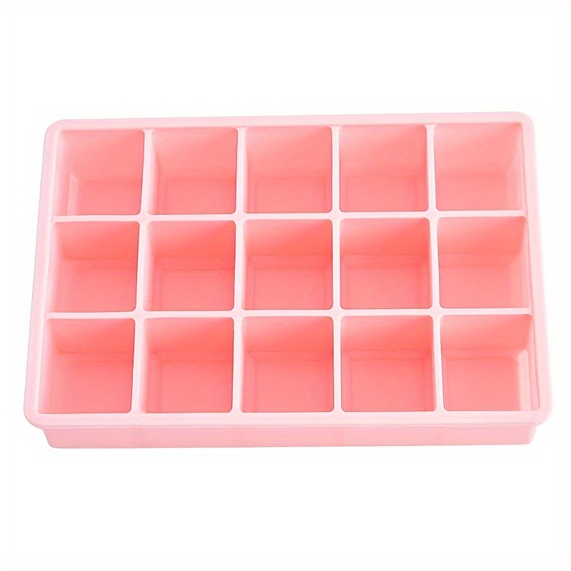 15/24 Grid Silicone Ice Cube Mold Food Grade Ice Cube Square Tray