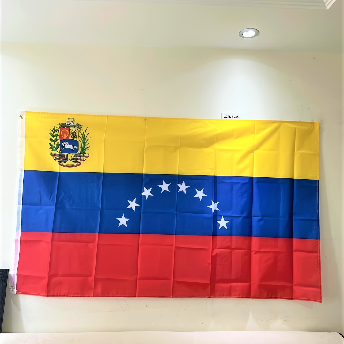 1pc ラテンアメリカ国 VE VEN ベネズエラ旗 3x5ft 90x150cm 8 つ星ベネズエラ国旗バナー装飾用