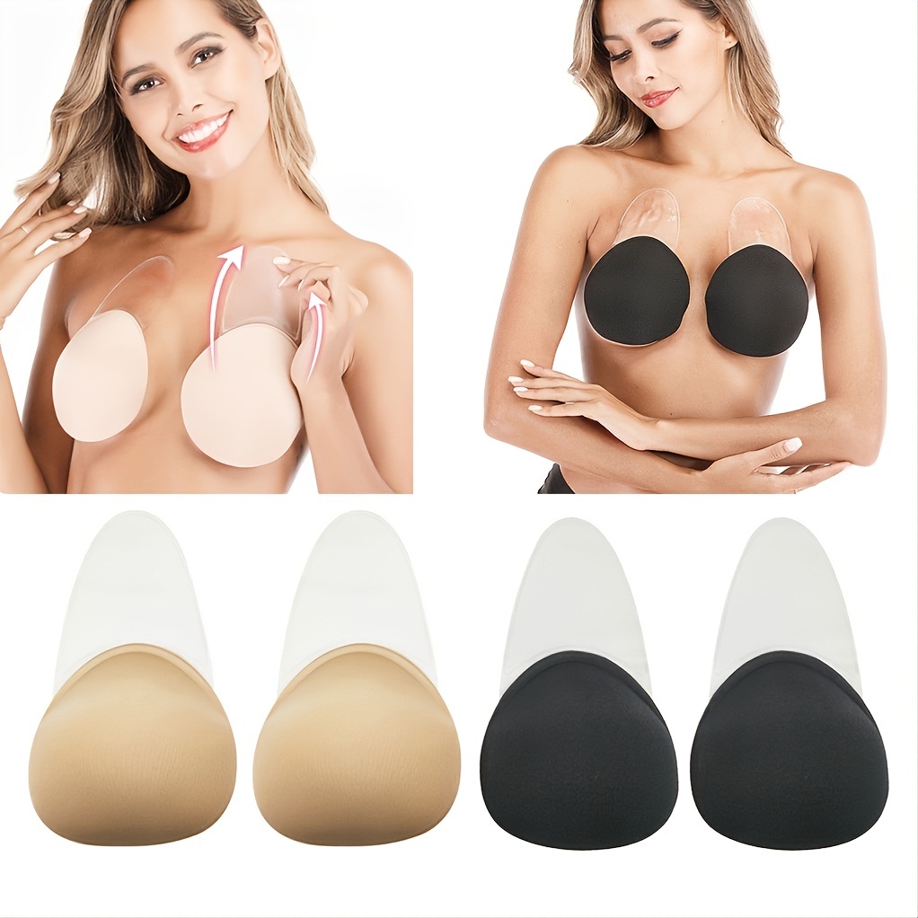 Women's Strapless Backless Push Silicone Sticky Invisible - Temu