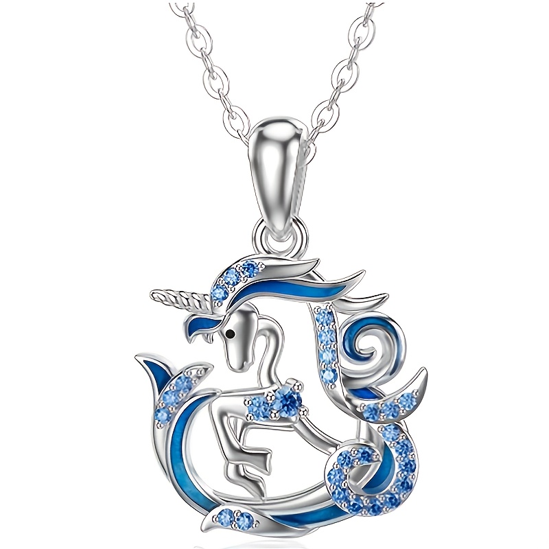 Cadeau Pour Les Filles Collier Licorne, Plaqué Or 14 Carats Cz Pendentif De  Cœur Licorne Collier Pour Fille Cadeau Licorne Or[q5296] - Achat / Vente  sautoir et collier Cadeau Pour Les Filles Col5296 