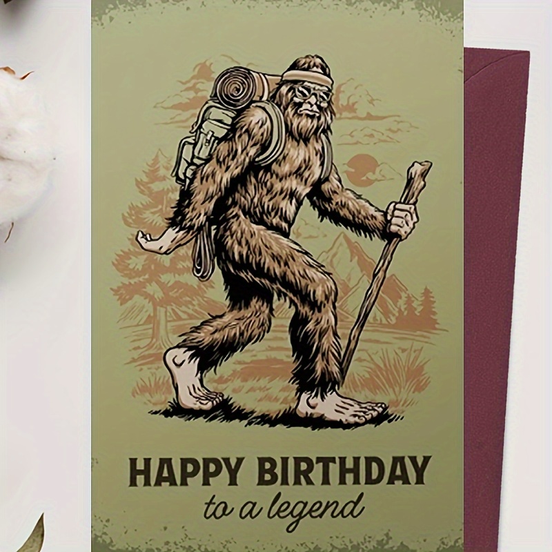 

1pc Fun Giant Card, Happy Birthday, Festival Greeting Cards, Birthday Card, Give It To Everyone, The Best Gift For Friends And Family, Gift Cards