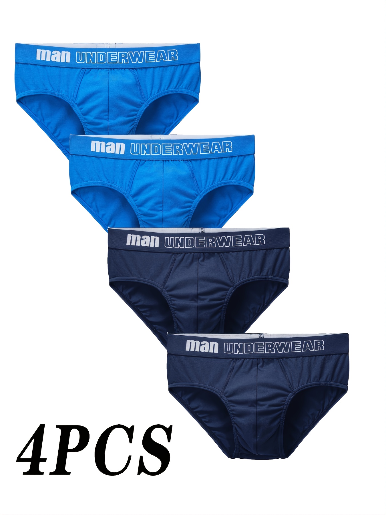 Random Style Men's Underwear Antibacterial Crotch Breathable - Temu