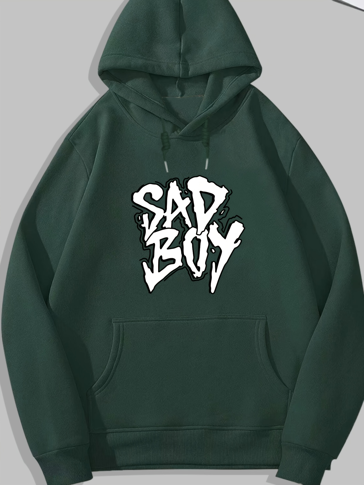 Sad Boy Print Hoodie Cool Hoodies Men Men s Casual Graphic Temu