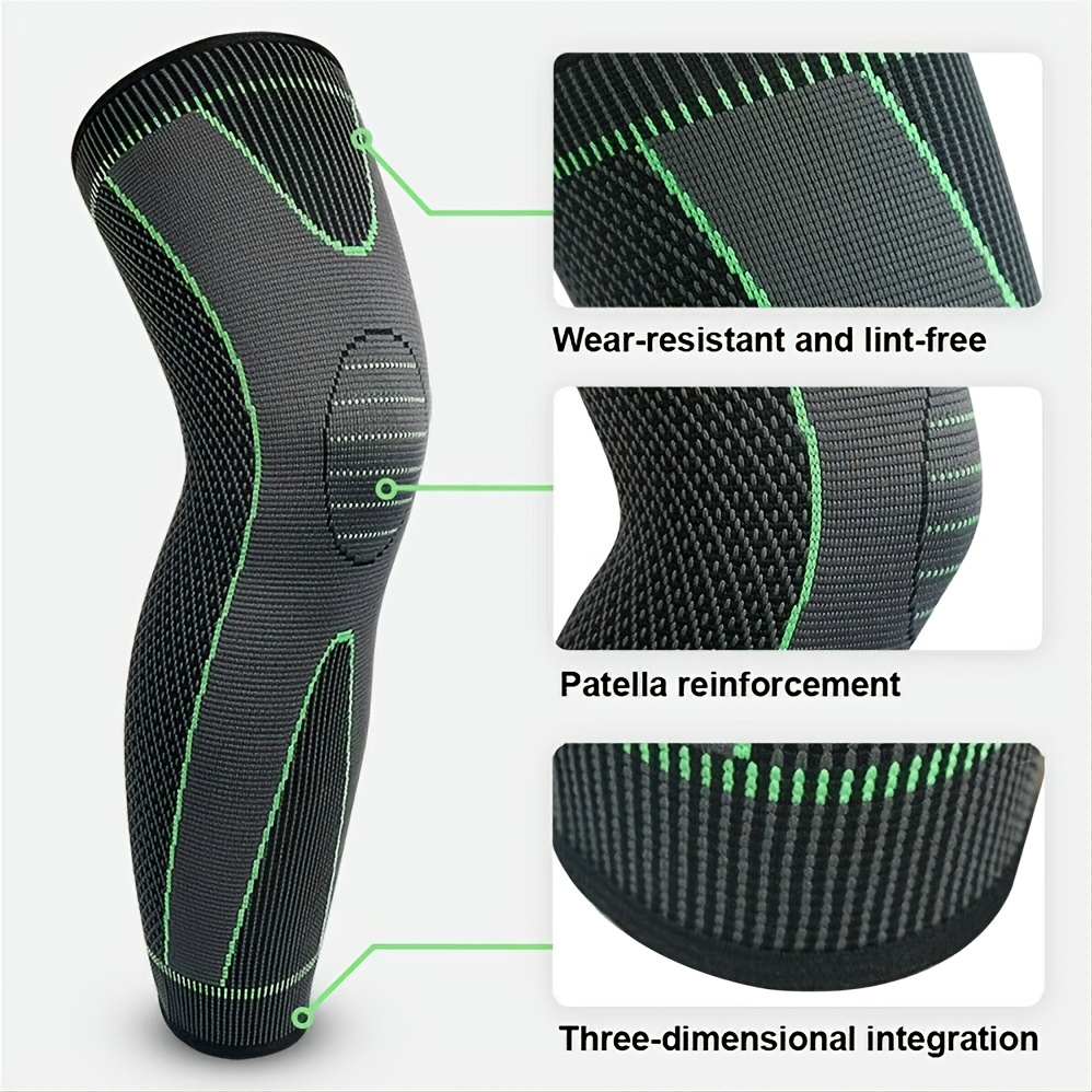 1pc Compression Knee Support Brace For Arthritis Running Gym And Sports Full  Leg Sleeve With Comfortable Padding And Anti Slip Design - Sports &  Outdoors - Temu Canada