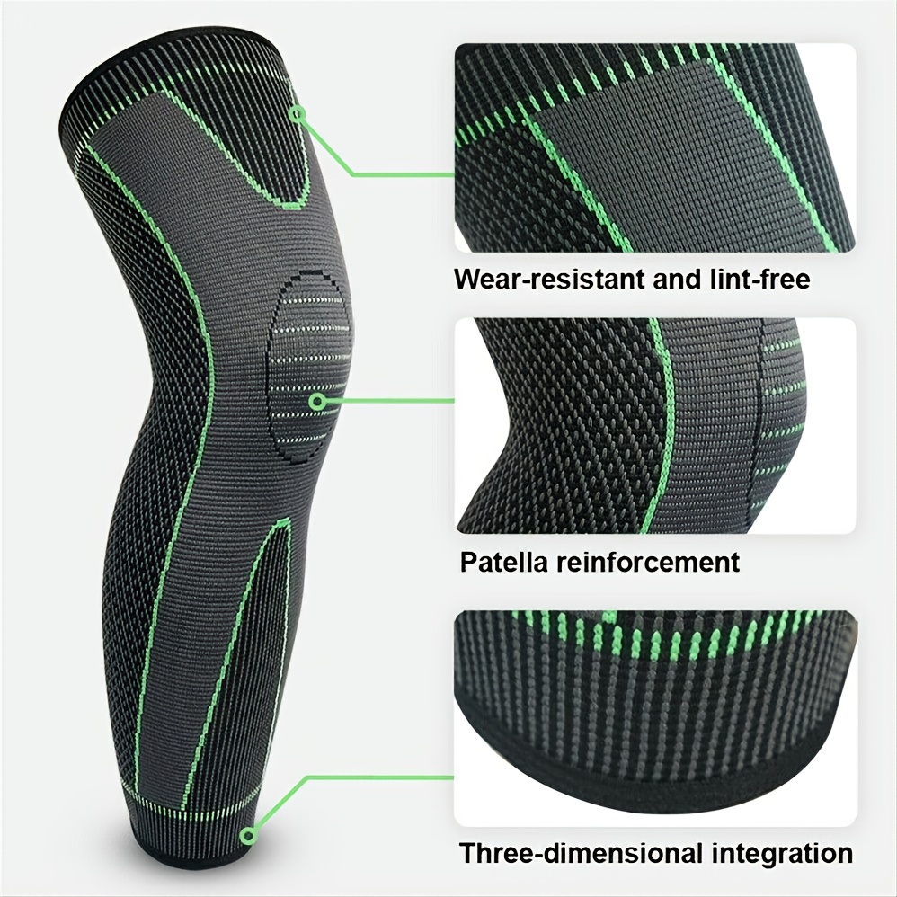 1pc Compression Knee Support Brace For Arthritis Running Gym And Sports  Full Leg Sleeve With Comfortable Padding And Anti Slip Design - Sports &  Outdoors - Temu Canada