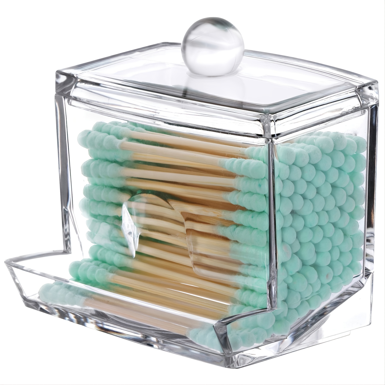 Clear Acrylic Q-Tip / Cotton Swab Storage Container – All About Tidy