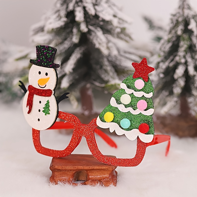 Craft Eyeglasses Ornament Christmas Glasses Adult Children Dress