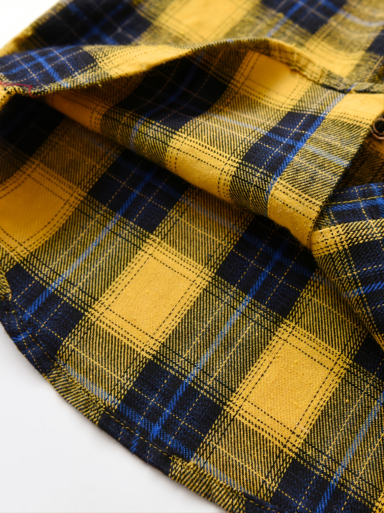 Boys' Colorblock Plaid Shirts