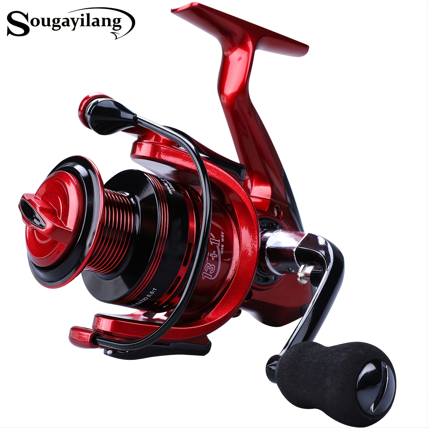 Sougayilang Spinning Fishing Reel: 13+1BB 1000-5000 Series - Ultimate Power  & Performance!