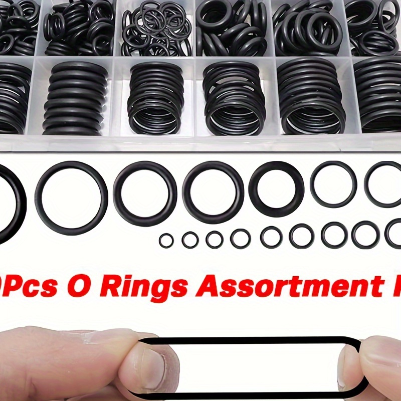 

90-770pcs Rubber O Ring Assortment Kits 18 Sizes Sealing Gasket Washers Made Of Nitrile Rubber Nbr By For Car Auto Vehicle Repair, Professional Plumbing