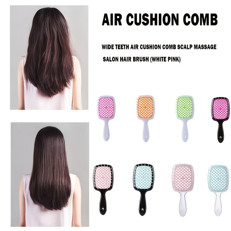 Hair Comb Styling Combing Hair Brush Massage Comb Women's Comb Relax  Elastic Massage Comb Portable Massage Brush | Shop Now For Limited-time  Deals | Temu