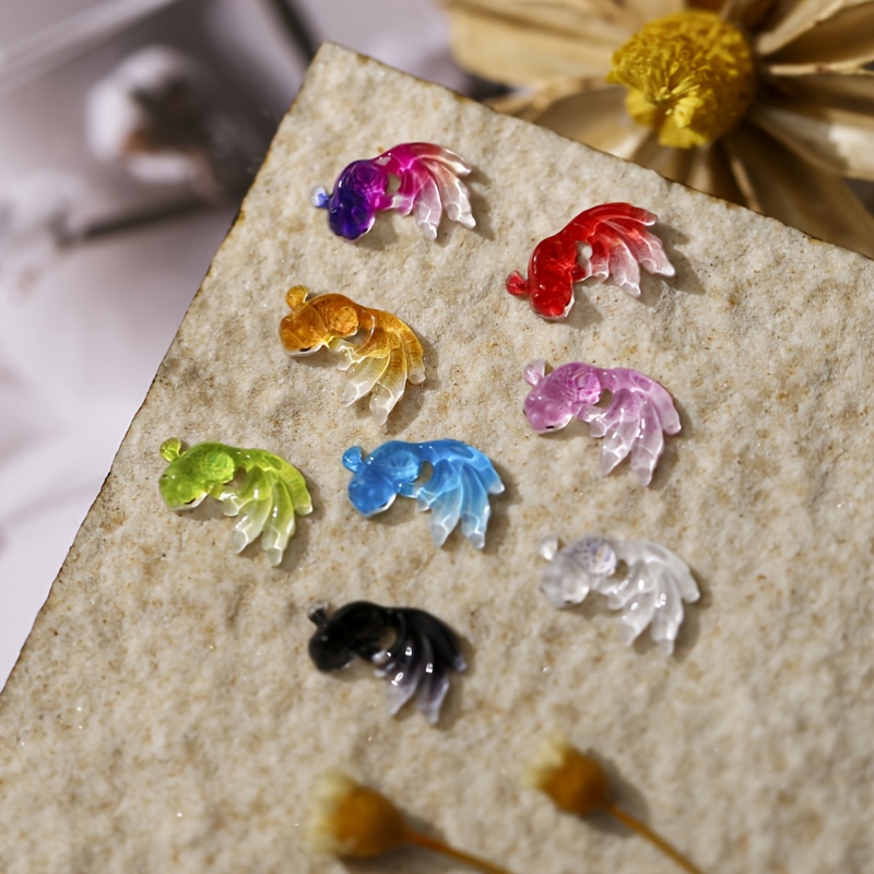 Colorful Jelly Sculpin Fish Resin Charms For UV Gel Manicure Decoration And  Nail Art Cute And Colorful Design Bulk Charlies Y220408 From Wangcai10,  $15.29