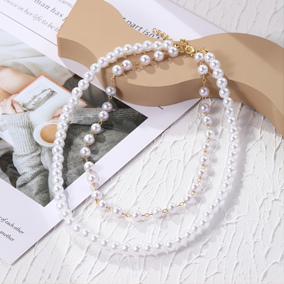 1pc Baroque Pearl Necklace 2023 New In Trendy Accessories