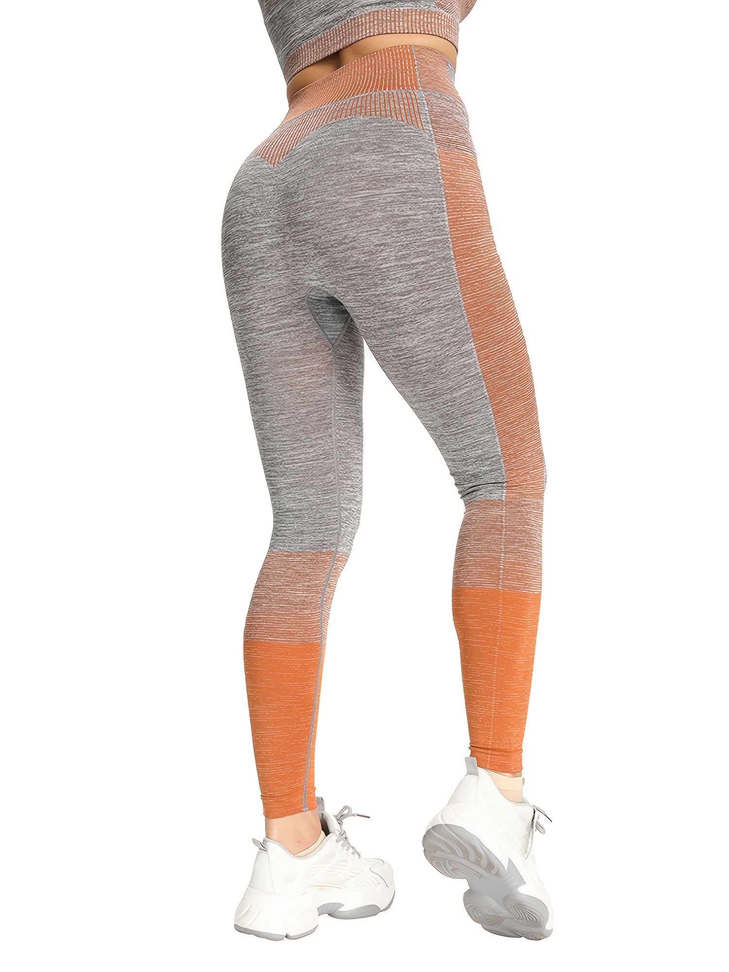 Knit High Waist Yoga Leggins Women's Activewear Stretchy - Temu