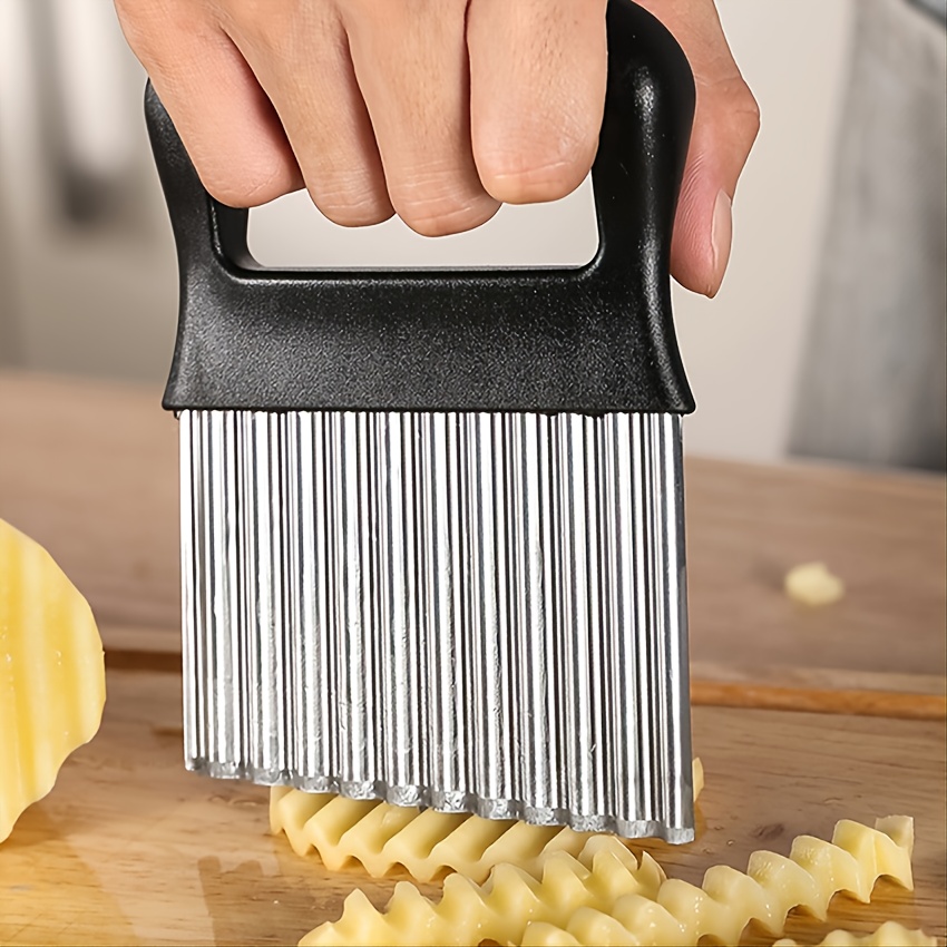 Crinkle Cutter Knife For Wavy Veggie Slices - Inspire Uplift