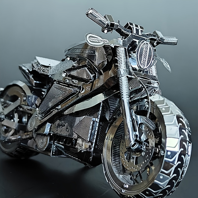 

- Electric Motorcycle 3d Metal Puzzle - Stainless Steel Model, Educational Stem Toy For Adults And