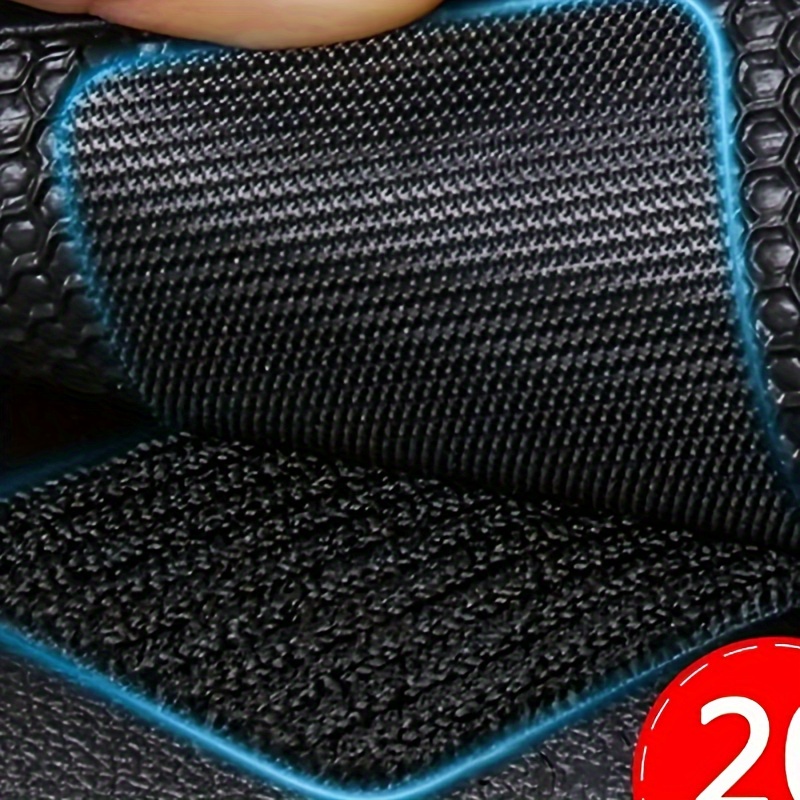 

10/20 Pairs Of Car Carpet Tape Universal Self-adhesive Fasteners Stickers Floor Mat Clamp Fixer Grips