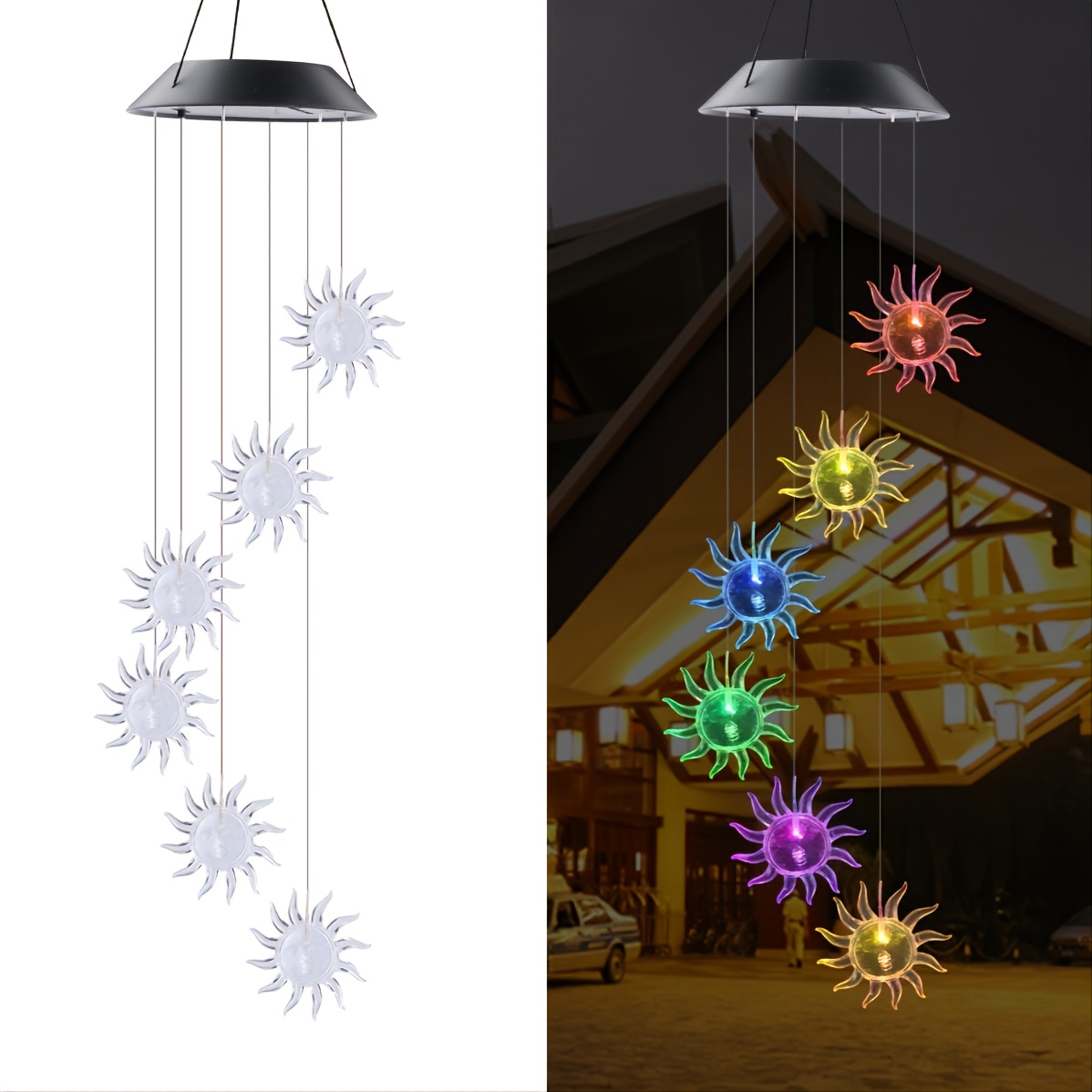 Cheap GANGES SA Solar Color Changing Wind Chimes Lights Deals