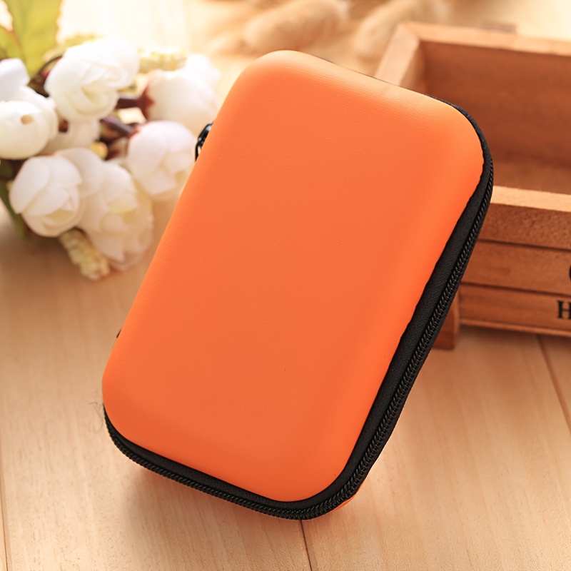 Portable Data Cable Zipper Bag for Digital Accessories Storage