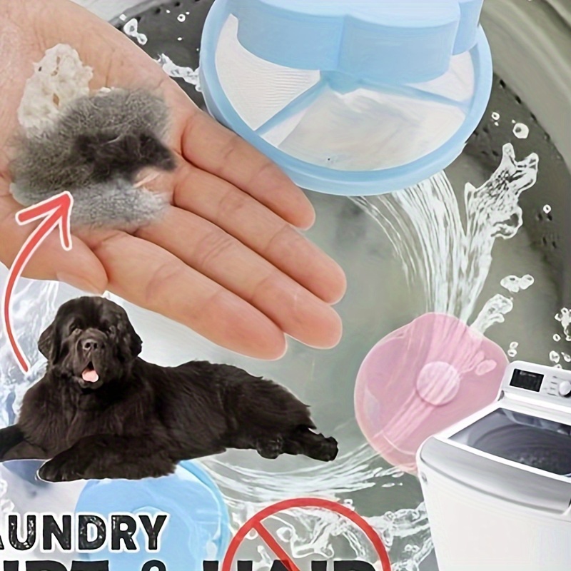10pcs, Pet Hair Remover For Laundry, Reusable Washing Machine Lint Remover,  Pet Fur Lint Hair Catcher, Pet Hair Sticky Ball, For Washer, Dryer,  Laundry, Bedding, Laundry Accessories, Cleaning Supplies, Back To School