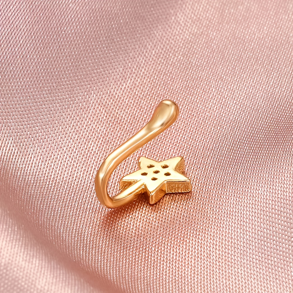Quartz Star Rhinestone Nose Clip