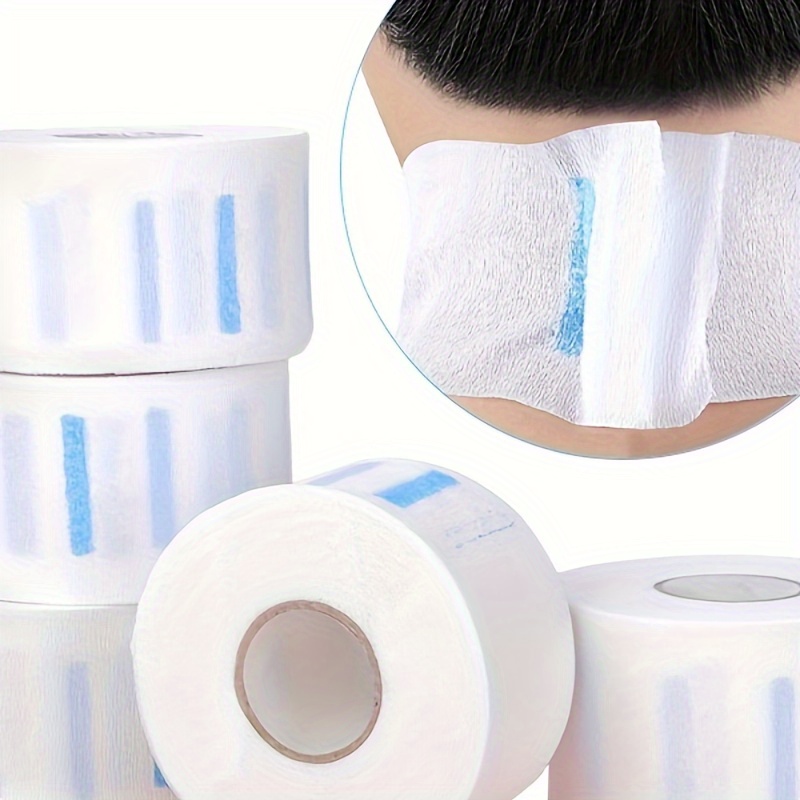 

Disposable Hairdressing Neck Strips, Roll For Hair Cutting, Barber Accessories, Fit, Normal Hair Type - Pack Of 1/5 Rolls