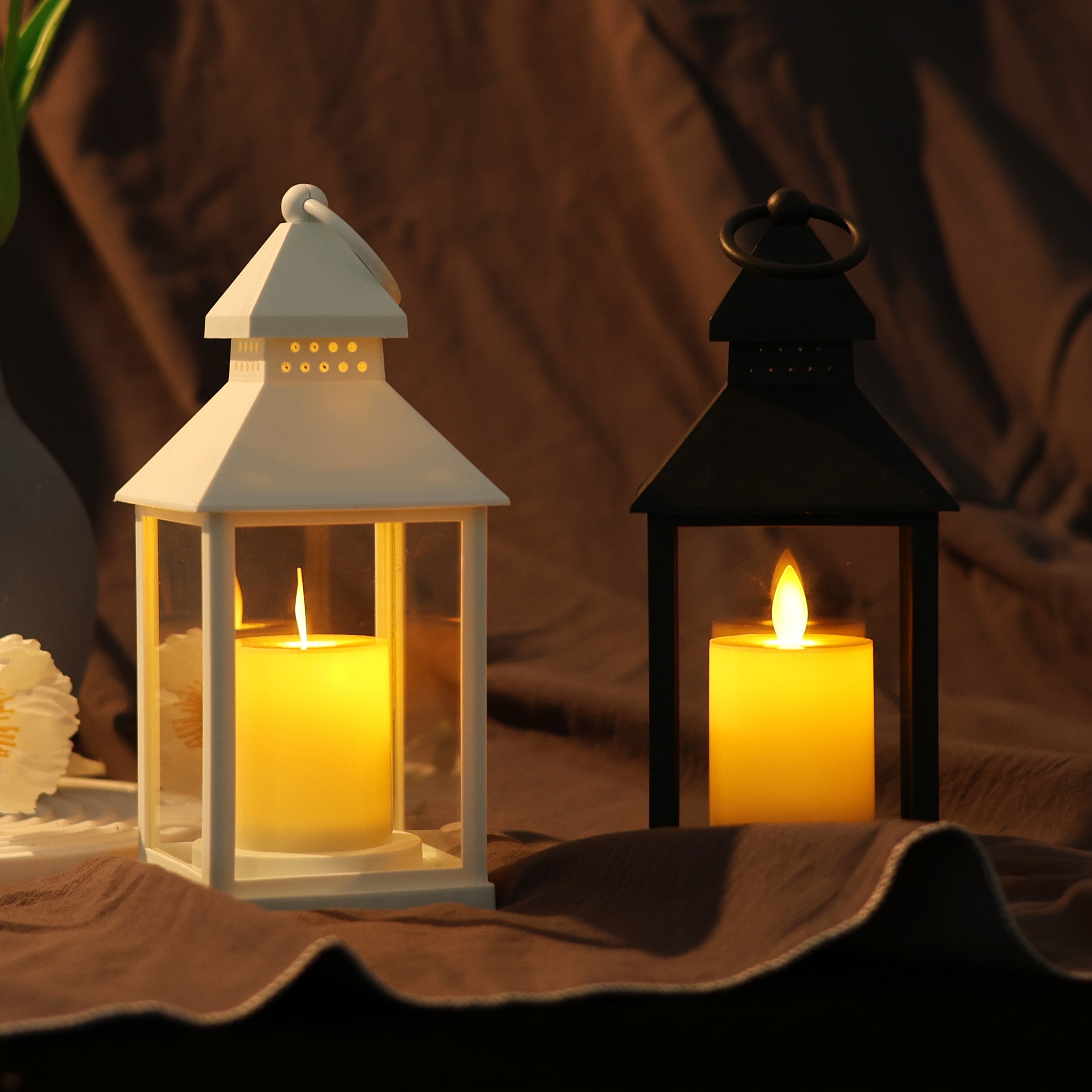 Retro Portable Small Oil Lamps Led Candles Small Night - Temu