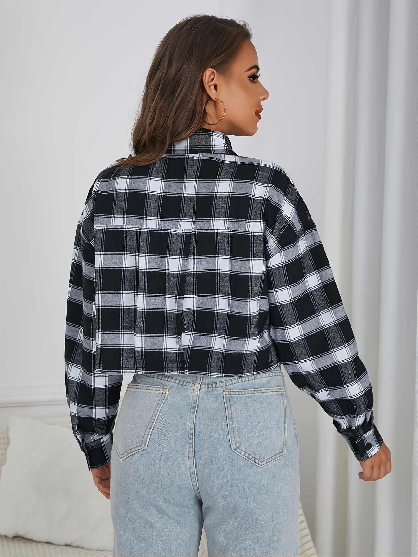 Flannel best sale pullover jacket