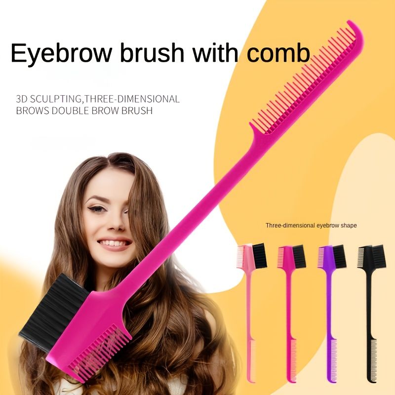 Double Sided Edge Brushes Hair Brush Comb Edge Comb Smooth Comb Grooming  Brushes For Hair Combing Styling - Beauty & Personal Care - Temu
