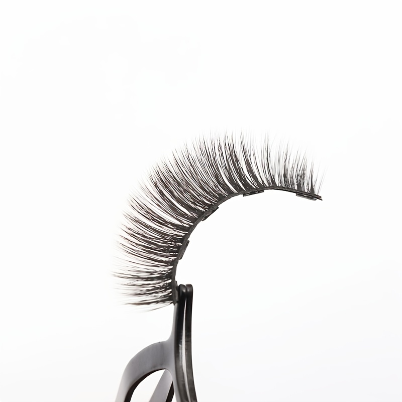 3 Pairs Magnetic Eyelashes 3D Mink Makeup Lashes Set Natural False Cils