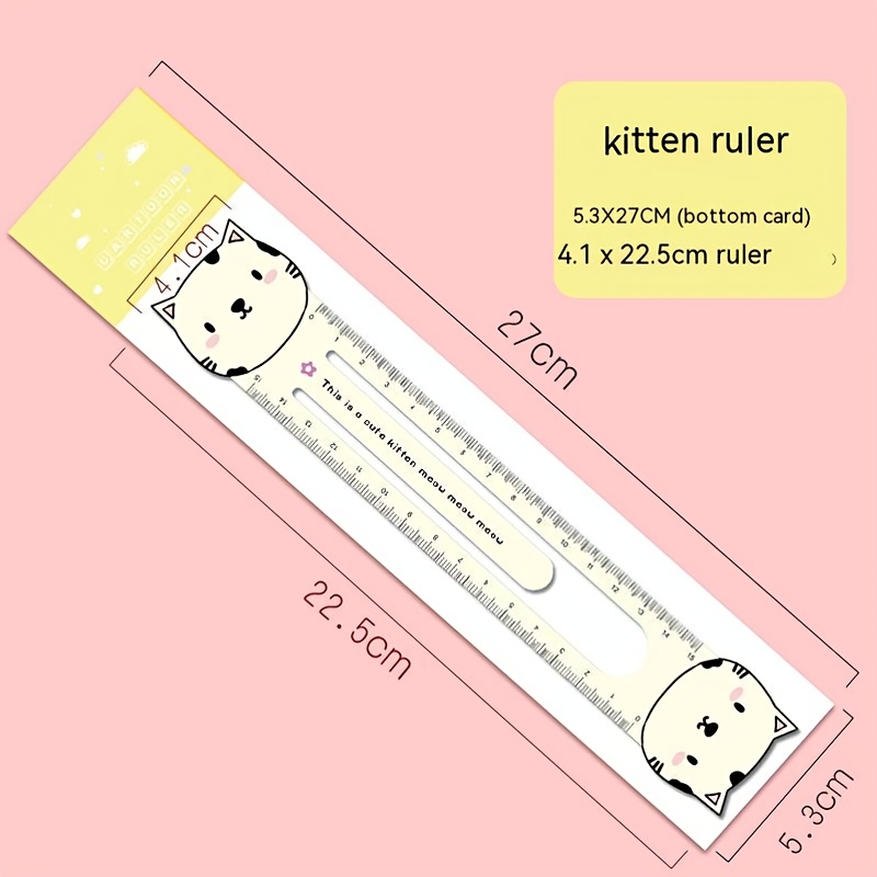 1/5pcs Quicksand Bookmark Ruler Cute Laser Girl Ruler Creative  Multi-functional Student Stationery Scale