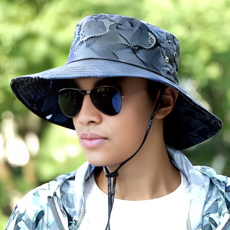 1pc Mens And Womens Spring And Summer Outdoor Big Brim Sunshade