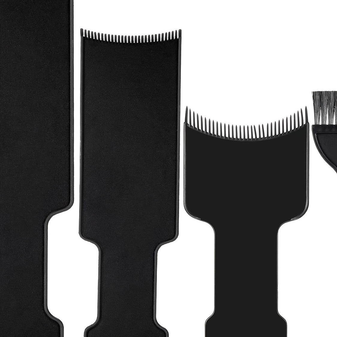 

4pcs And Comb Set, Abs Plastic , Types, Styling For Dye Application