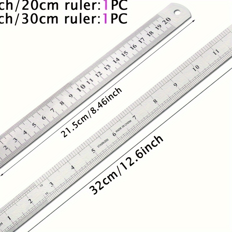 12.6 inches deals on a ruler