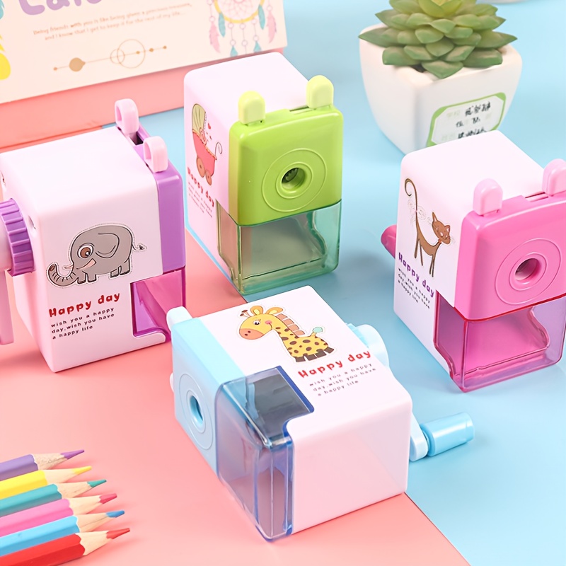 1pc Random Color/pattern Cute & Creative Pencil Sharpener, Automatic Lead  Feeding For Primary School & Kindergarten Kids. Various Models Available.