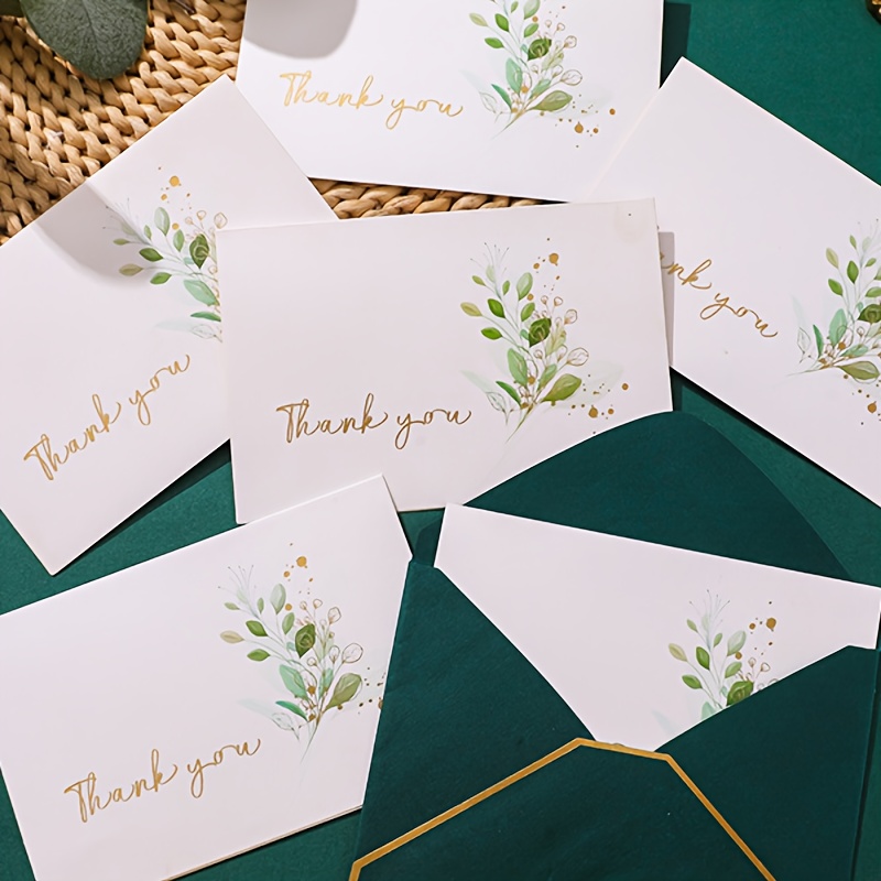 Watercolor Thank You Cards Made Of Thick 350gsm White Paper - Temu