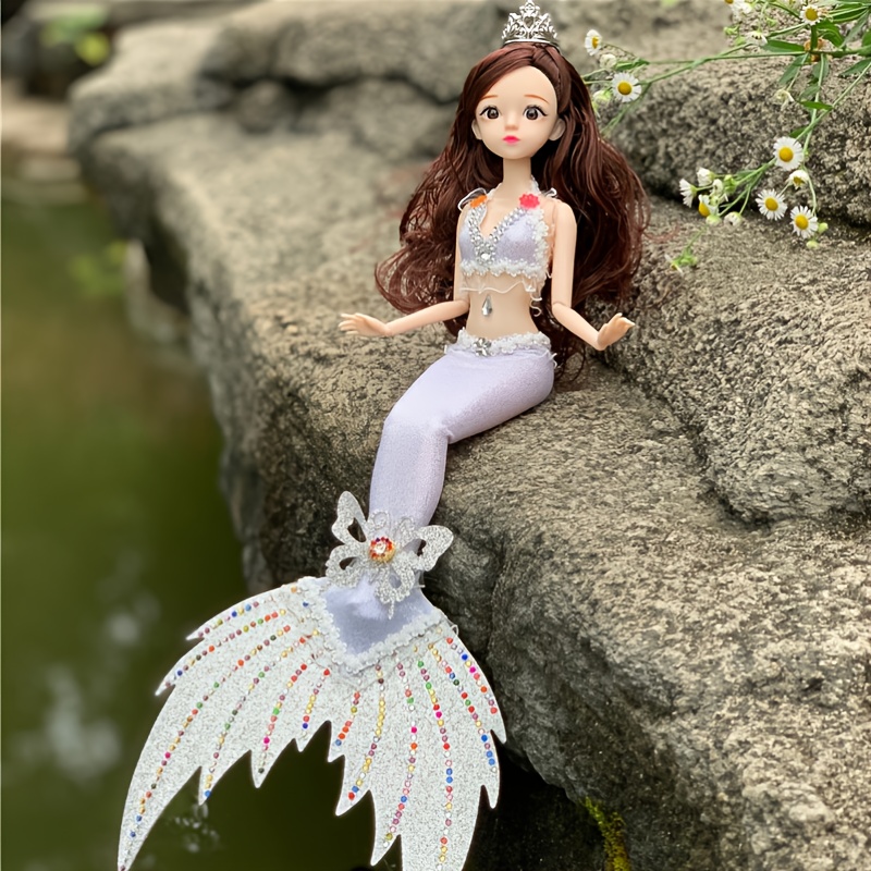 Mermaid Doll Girl beautiful Princess Girl Birthday Gift Toy - Temu