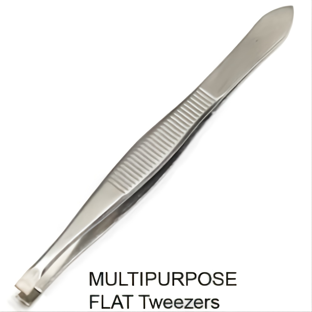 Flat Tip Tweezers for Women Eyebrows