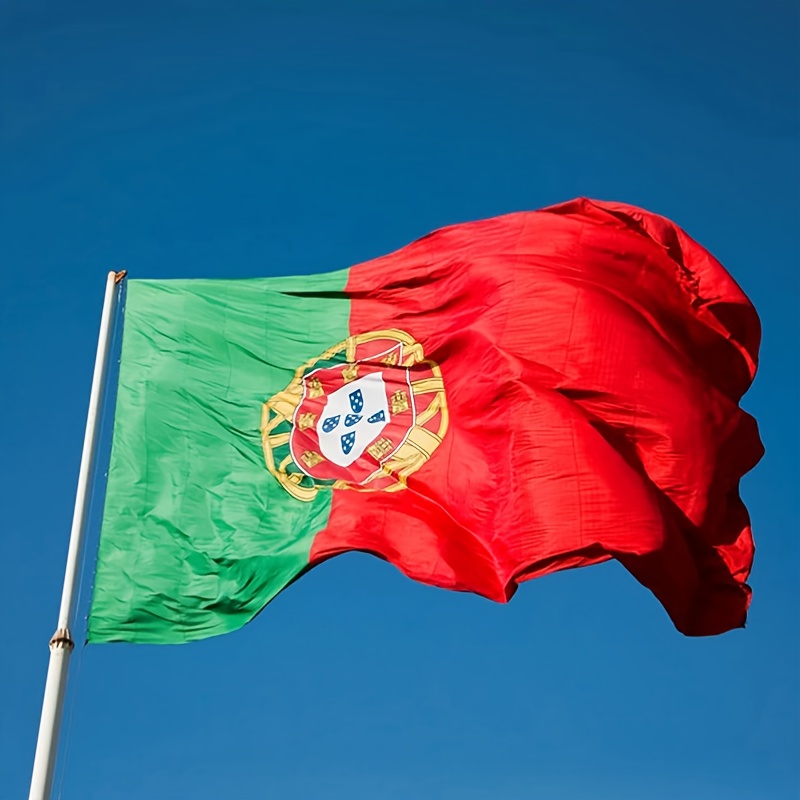 90x150cm Portugal Drapeau République Portugaise Bannière Suspendue  Polyester Portuguesa Portgual Drapeaux Nationaux Pour La Décoration