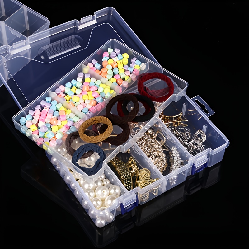 Large Capacity Double Layer Transparent Jewelry Storage Box