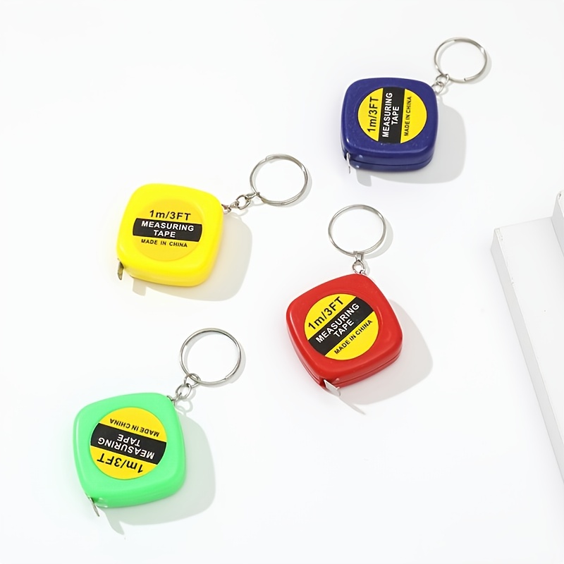 Retractable Soft Ruler Tape Measure With Keychain - Temu