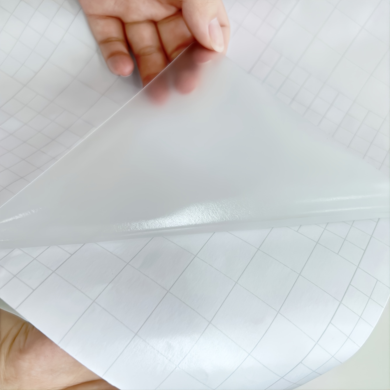 1 Rouleau, Film Mat Semi-transparent, Autocollant Anti-graisse De