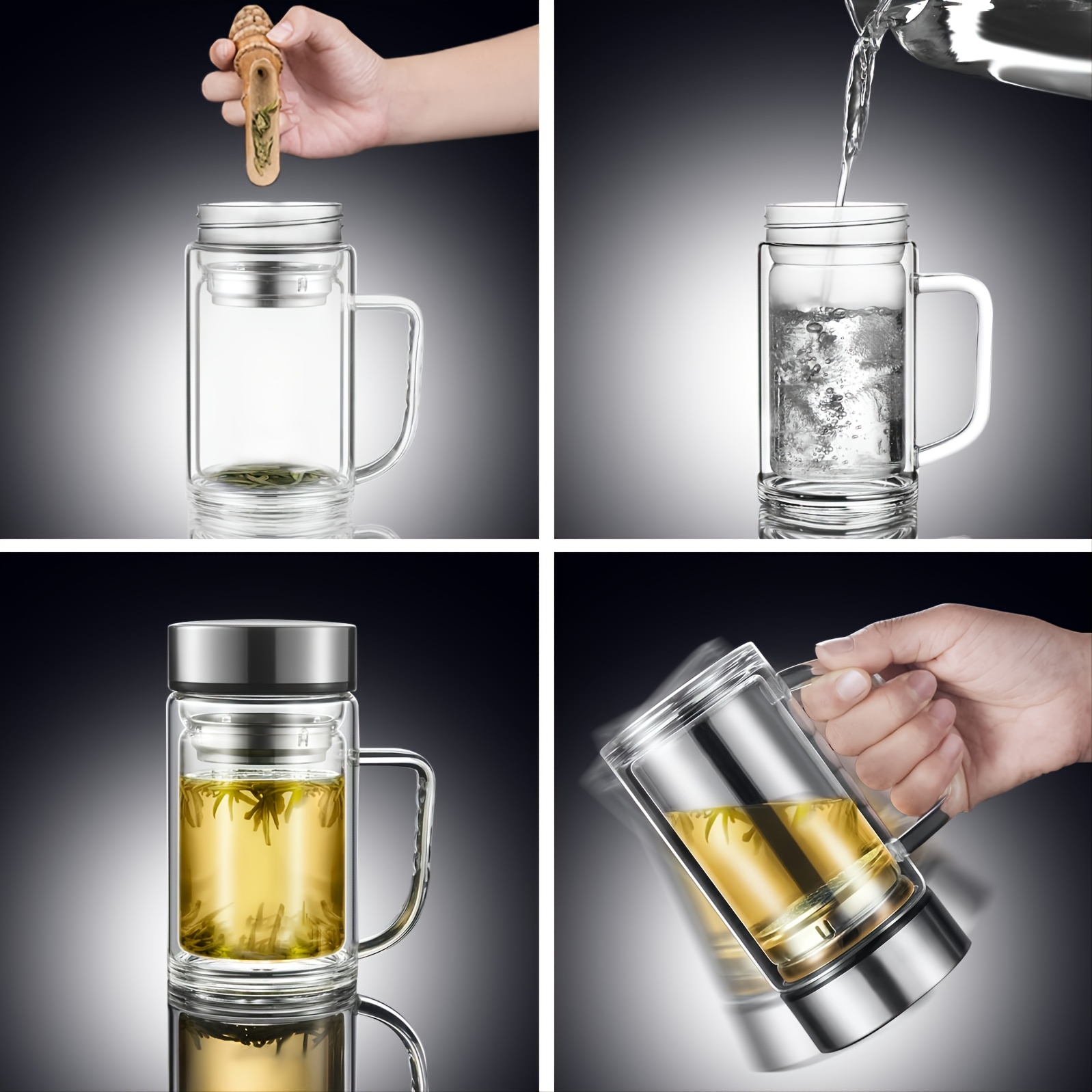 Portable Glassware Travel Tea Set