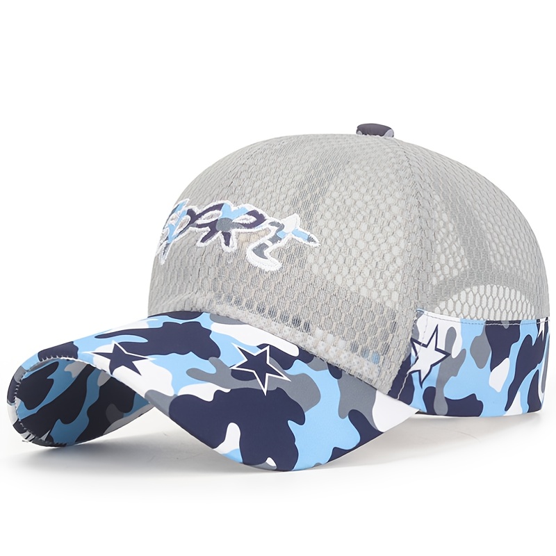 Boys Baseball Mesh Hat Breathable Casual Summer - Temu