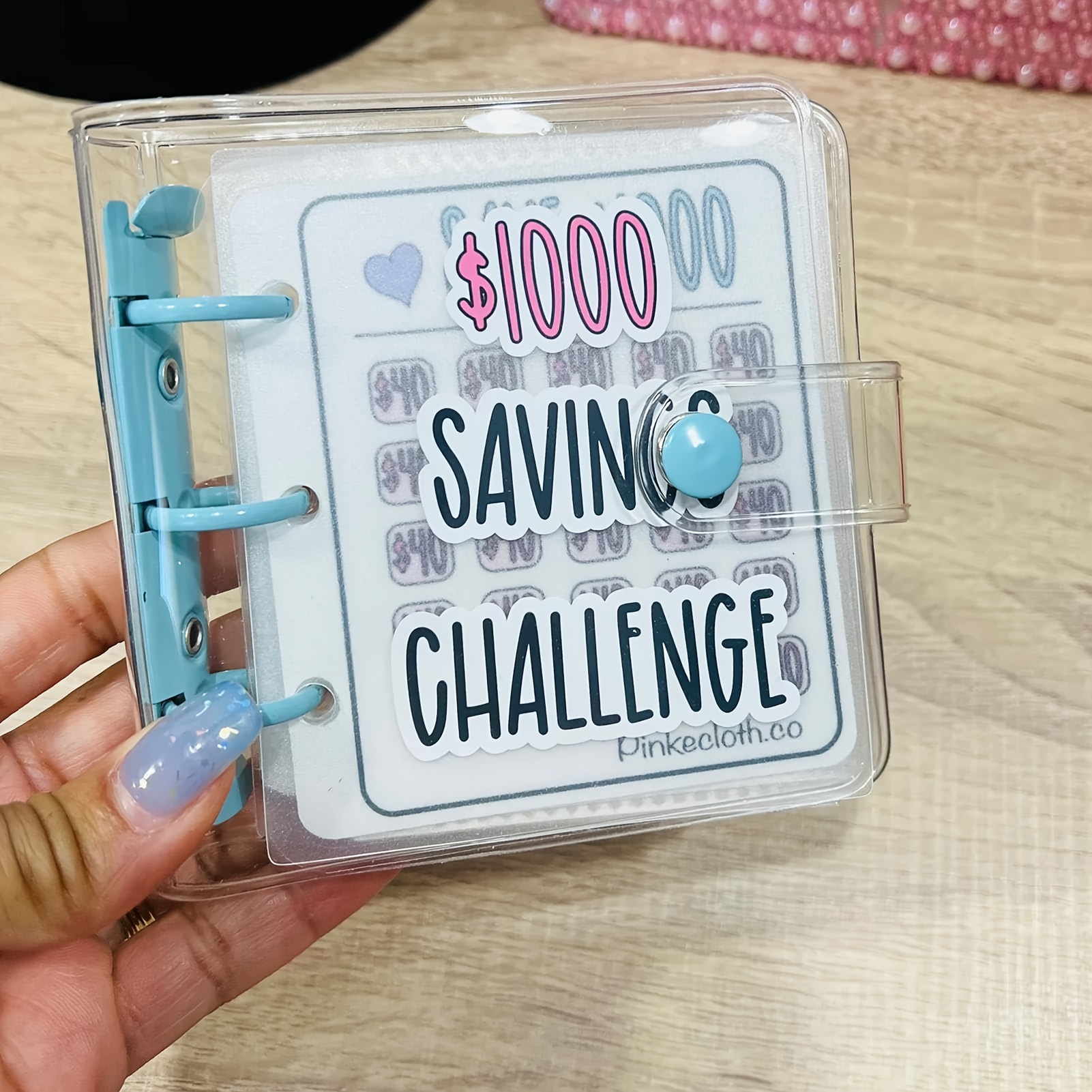 Classeur de défi 100 enveloppes, cartable de nouveaux défis d’épargne 2023,  livre d’épargne avec enveloppes de caisse, moyen facile et amusant
