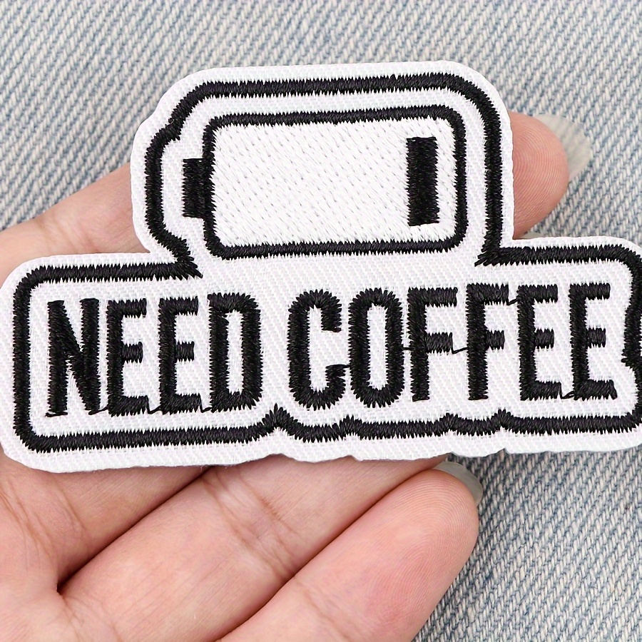 

Humorous Embroidered Patch - Diy Iron-on Badge For Clothing, Backpacks & Hats