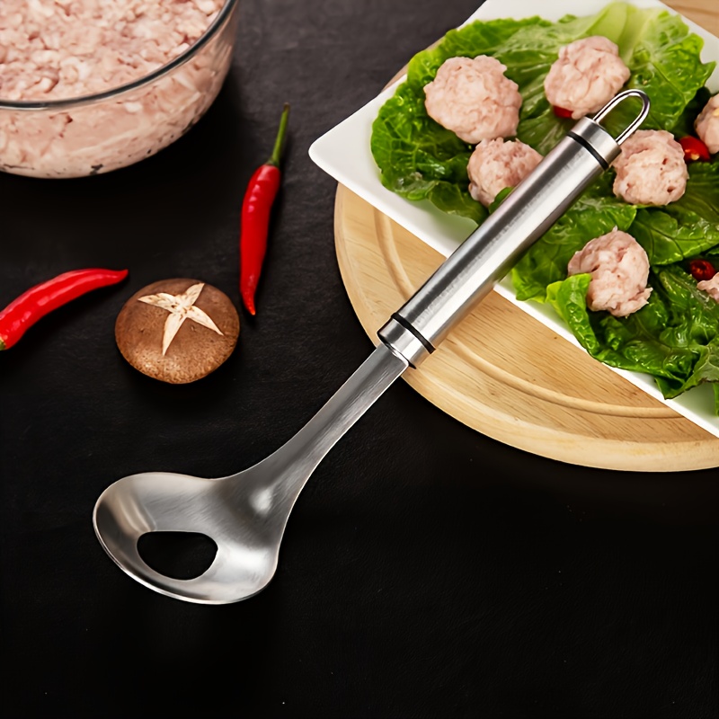 1PC, Making Magic Meatball Utensil, Meatball Scoop Maker, Tool For  Squeezing Meatballs, Stainless Steel Meatball Spoon